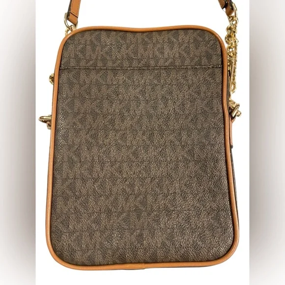 NWOT Michael Kors Jet Set Striped Crossbody - Picture 9 of 14